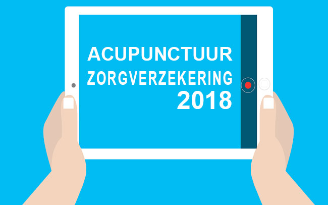 Vergoeding acupunctuur zorgverzekeringen 2018