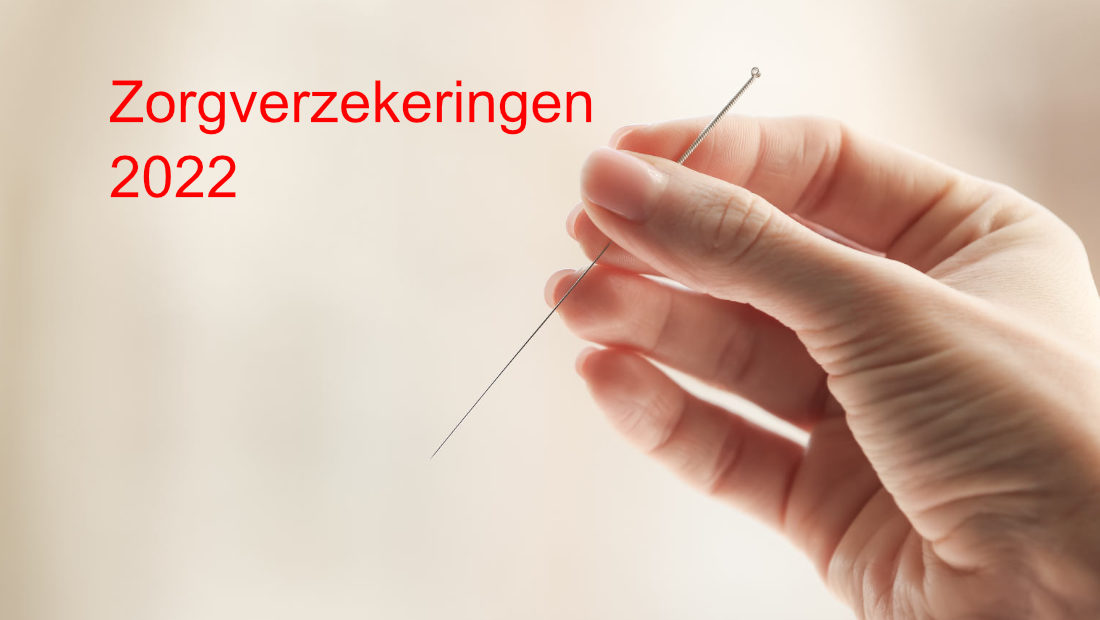 Zorgverzekeringen 2022 en acupunctuur