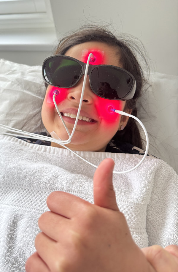 Laseracupunctuur meisje